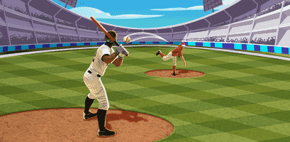 ضرب البيسبول